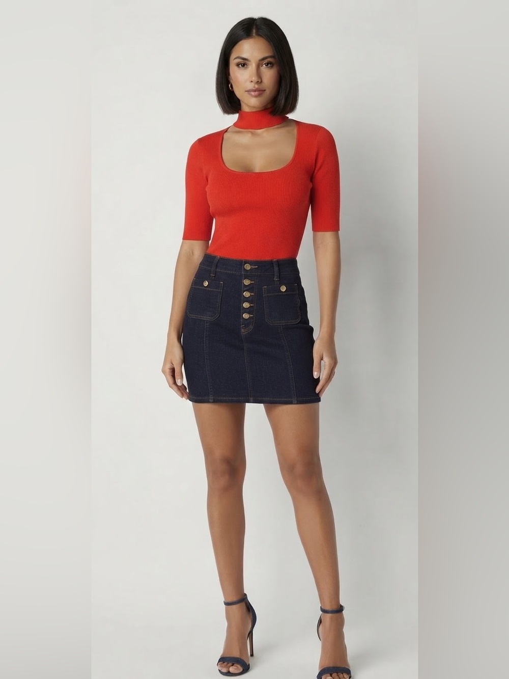 Bold Elements Womens Elbow Sleeve Pullover Sweater